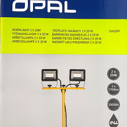 NAŚWIETLACZ LED NA STATYWIE 2X20W 3530-2A