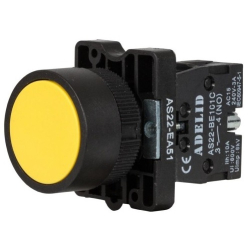 PRZYCISK AD AS22-EA51 1NO ŻÓŁTY