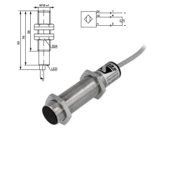 CZUJNIK INDUKCYJNY PCID-5ZP 10-30VDC 5mm PNP NO