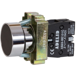 PRZYCISK AD AS22-BA21 1NO CZARNY