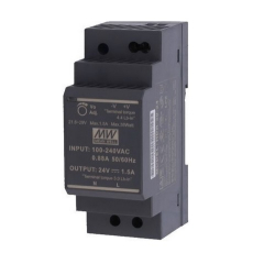 ZASILACZ NA SZYNĘ 24V 1,5A HDR-30-24 MEAN WELL