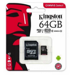 KARTA PAMIĘCI microSD 64GB CLASS 10 + ADAPTER