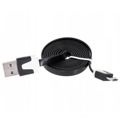 KABEL MICRO USB PŁASKI 0,8M