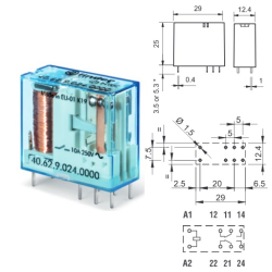 PRZEKAŹNIK 48VDC 40.62.9.048.0000PAC FINDER
