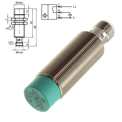 CZUJNIK INDUKCYJNY NBN12-18GM50-E2-V1 PNP NO 12mm