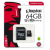 KARTA PAMIĘCI microSD 64GB CLASS 10 + ADAPTER