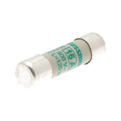 BEZPIECZNIK PRZEMY. 10,3x38mm 16A/500V aM