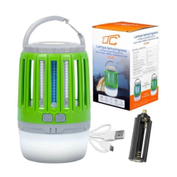 LAMPA KEMPINGOWA MOSQUITO KILLER UV LED COB ŁAD.