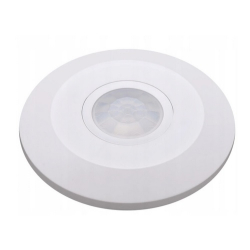 CZUJNIK RUCHU I ZMIERZCHU SUFITOWY PŁASKI 2000W